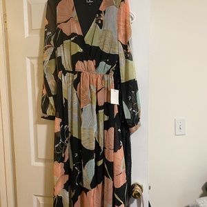 Long sleeve maxi dress